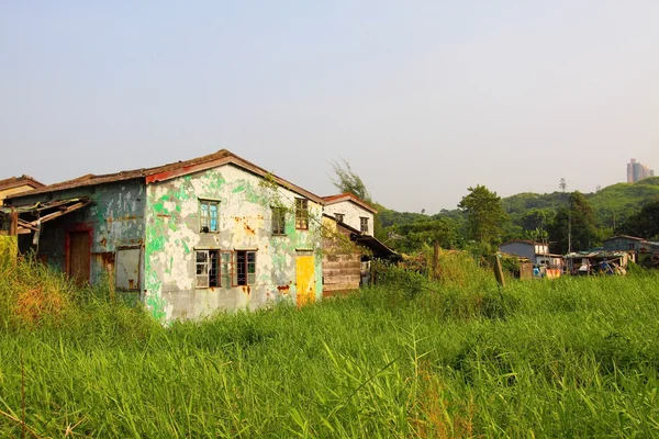 Landelijke huizen in platteland van hong kong — Stockfoto