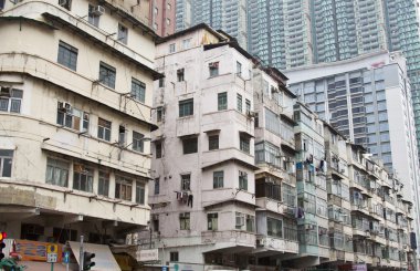 hong Kong eski apartman blokları