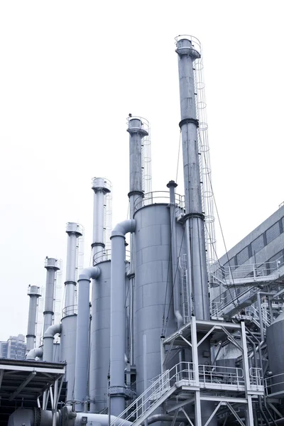 Gas processing plants in Hong Kong — Stock Photo, Image