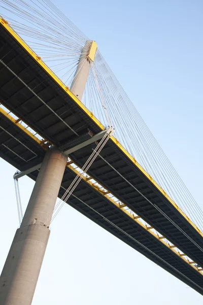 Puente Ting Kau durante el día en Hong Kong —  Fotos de Stock