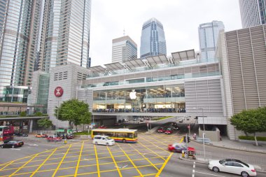 Apple Inc. opened in Hong Kong clipart