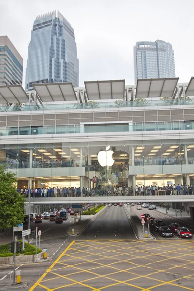 Корпорация Apple открылась в Гонконге — стоковое фото
