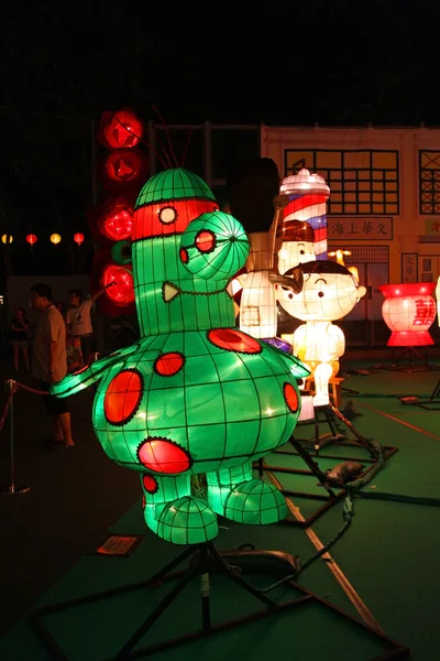 HONG KONG - SEPT 13, Victoria Park Mid-Autumn Lantern Carnaval — Fotografia de Stock