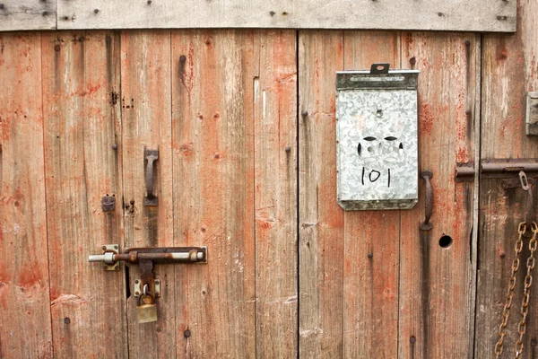 Porta cinese e sfondo della serratura — Foto Stock