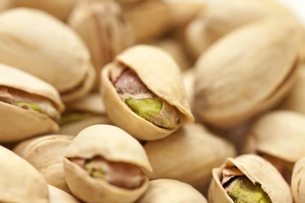 Shelled pistachio background — Stock Photo, Image