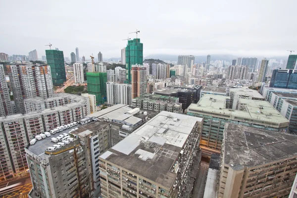 Hong kong Innenstadt am Morgen — Stockfoto