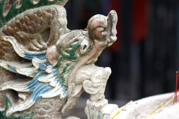 Kinesisk drake skulptur — Stockfoto