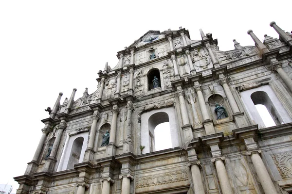 Ruínas do marco de São Paulo em Macau — Fotografia de Stock
