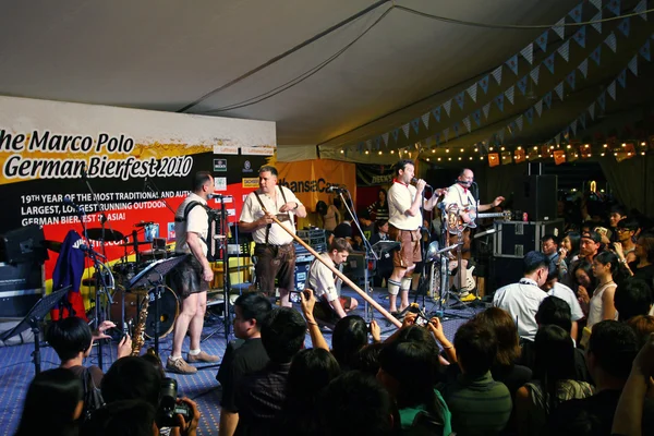 A Marco Polo német Bierfest, a Hong Kong-ban — Stock Fotó