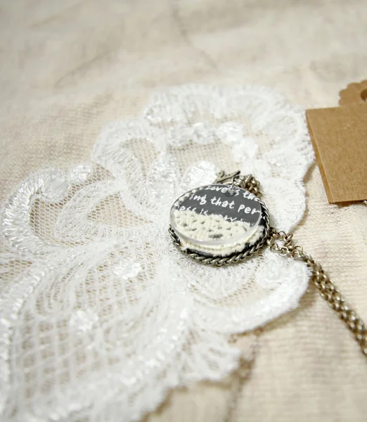 Necklace isolated on white background — Stock Photo, Image