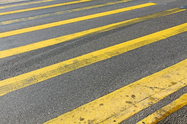Zebra crossing in Hong Kong — Stock Photo, Image