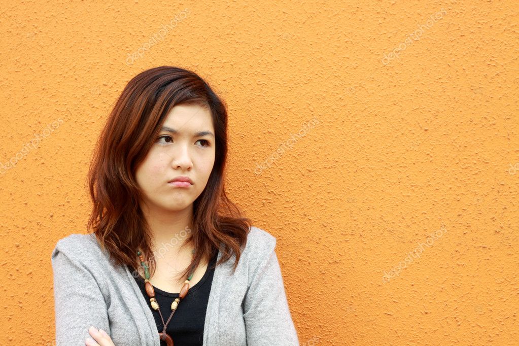 A sad asian woman — Stock Photo © kawing921 #8925163