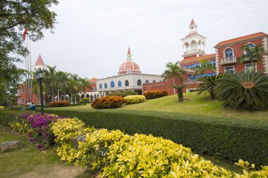 European style buildings in Gulangyu Island, China clipart