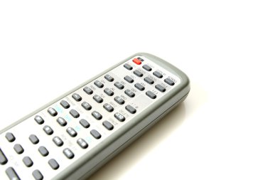 Remote control isolated on white background clipart