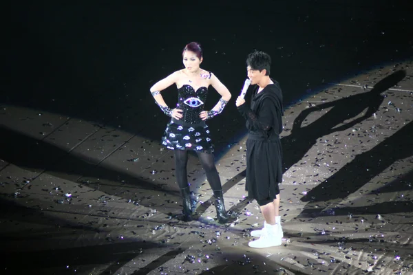 Miriam Yeung Ladies & Gentleman World Tour ao vivo em Hong Kong — Fotografia de Stock