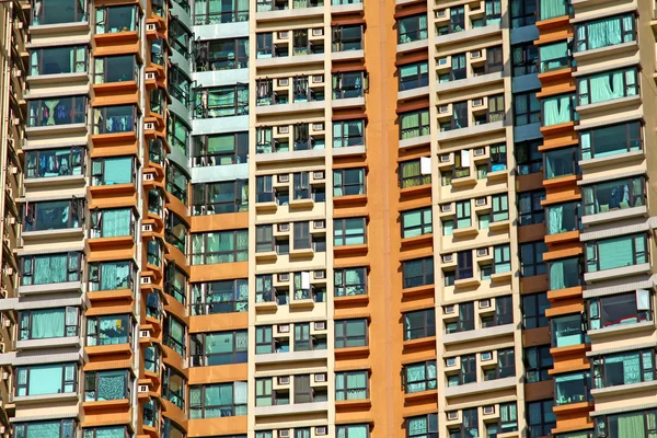 Hong kong flerbostadshus — Stockfoto