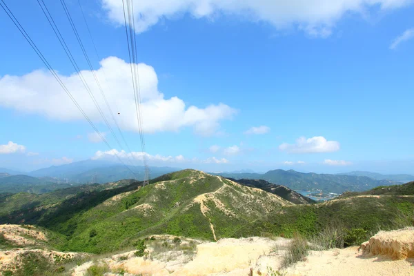 Prachtige berglandschap in hong kong — Stockfoto