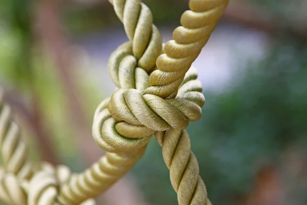 stock image Ship rope with knot