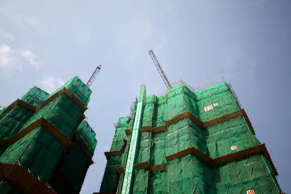 Construção e uso doméstico em Hong Kong — Fotografia de Stock