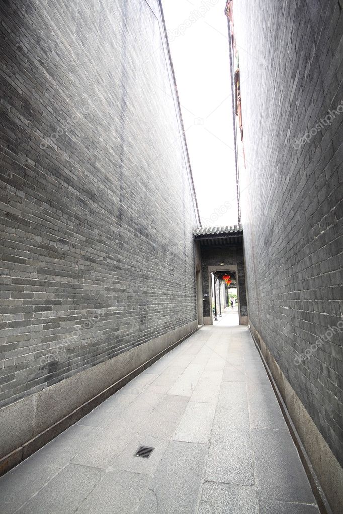 Alley in Chen Clan Academy, Guangzhou, China