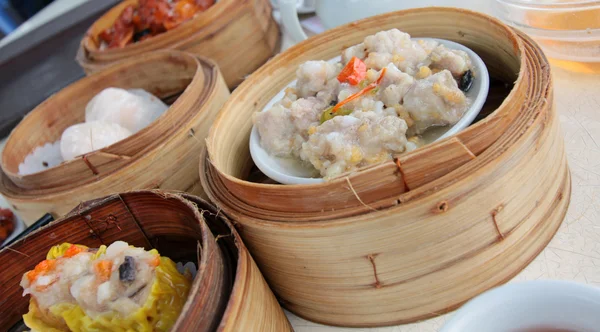 Chinese dim-sum voedsel — Stockfoto