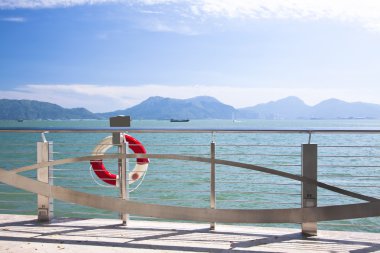 hong Kong deniz kıyısından deniz kıyısı