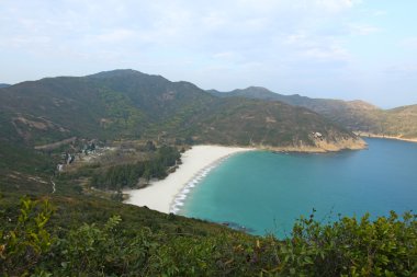 dağlar ve deniz manzarası hong Kong