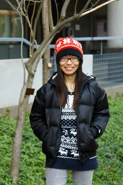 Estudante universitário asiático — Fotografia de Stock