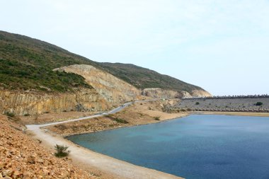 Hong kong kayalık sahil ve deniz manzarası geo Park