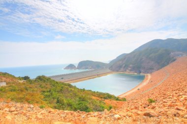 deniz manzarası ve hong kong geo Park sahil peyzaj