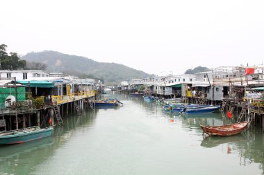 hong Kong Tai o balıkçı köyü