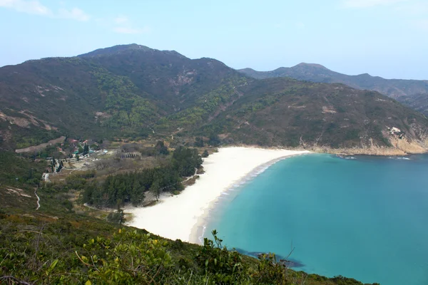 Pláž krajina v hong Kongu — Stock fotografie