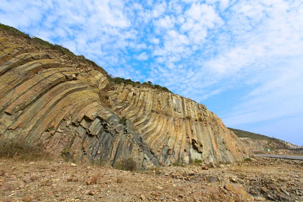 stock image Rocks landscape in Hong Kong Geo Park