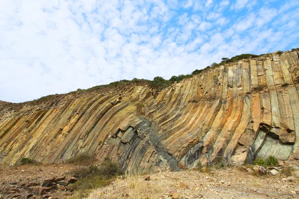 stock image Rocks landscape in Hong Kong Geo Park