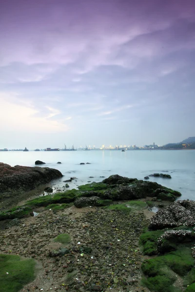 stock image Sunset along the coast