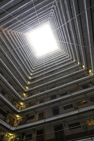 Hong kong budownictwie mieszkaniowym nieruchomości wnętrza — Zdjęcie stockowe