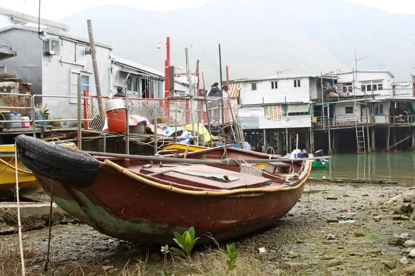 Wioska rybacka Tai o w hong Kongu — Zdjęcie stockowe