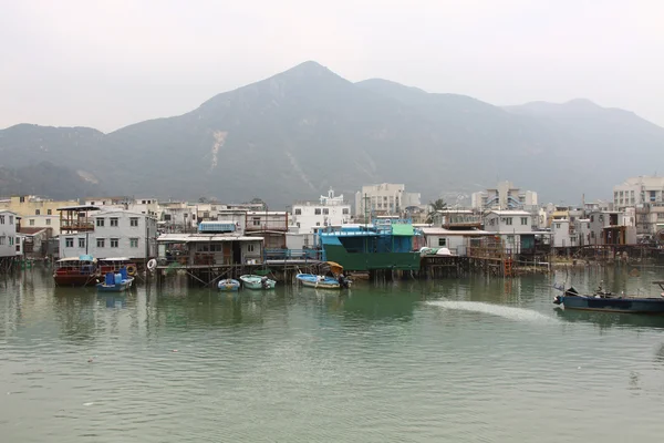 Villaggio di pescatori Tai O a Hong Kong — Foto Stock