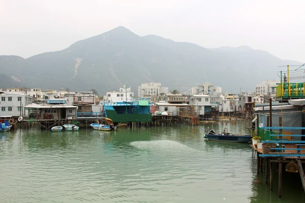 香港で tai o 釣り村 — ストック写真