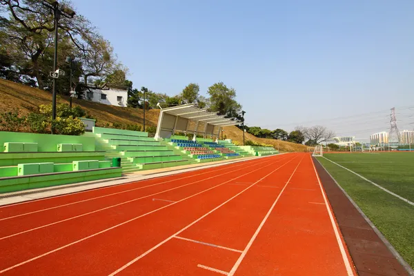 Stadium and running track — Stock Photo, Image