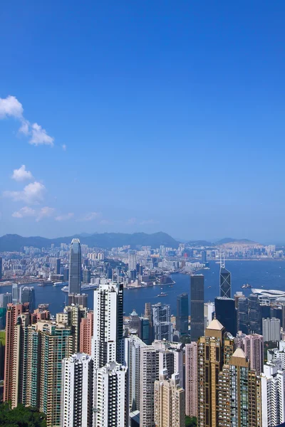 피크에서 홍콩 보기 — 스톡 사진