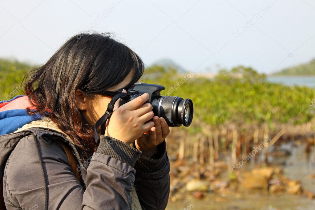 Female photographer