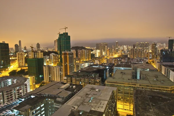 Hong kong morgon på downtown — Stockfoto