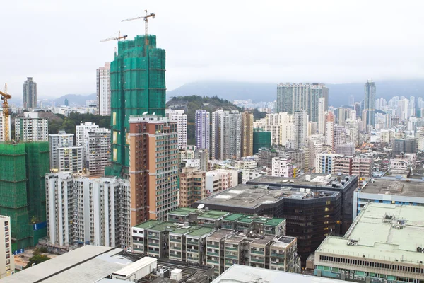 Hong Kong centro città paesaggio — Foto Stock