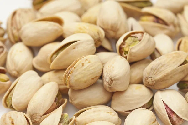 Shelled pistachio isolated on white background — Stock Photo, Image