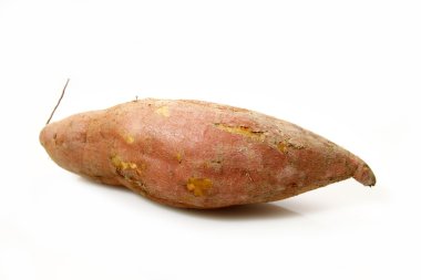 Sweet potato isolated on white background clipart