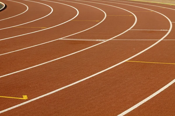 Abstract view of a running track — Stock Photo, Image