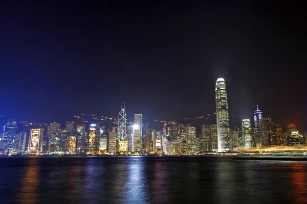 Hongkong Nachtsicht 2010 — Stockfoto