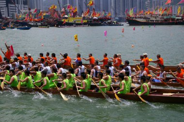 Dragon Boat Race, Hong Kong.