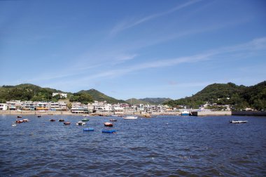 Lamma Island in Hong Kong clipart